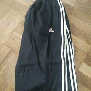 Men's Adidas athletic snap on/off pants